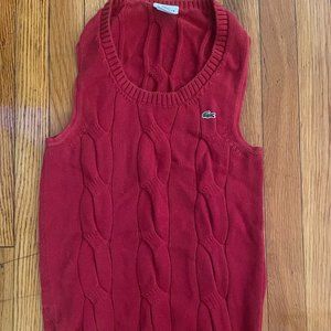 2000s Lacoste Sweater Vest Size Sm
